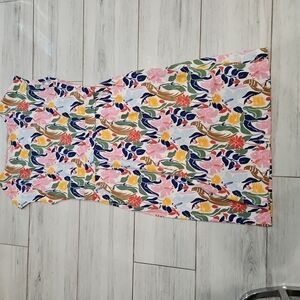 Boden Colorful Floral Midi Dress